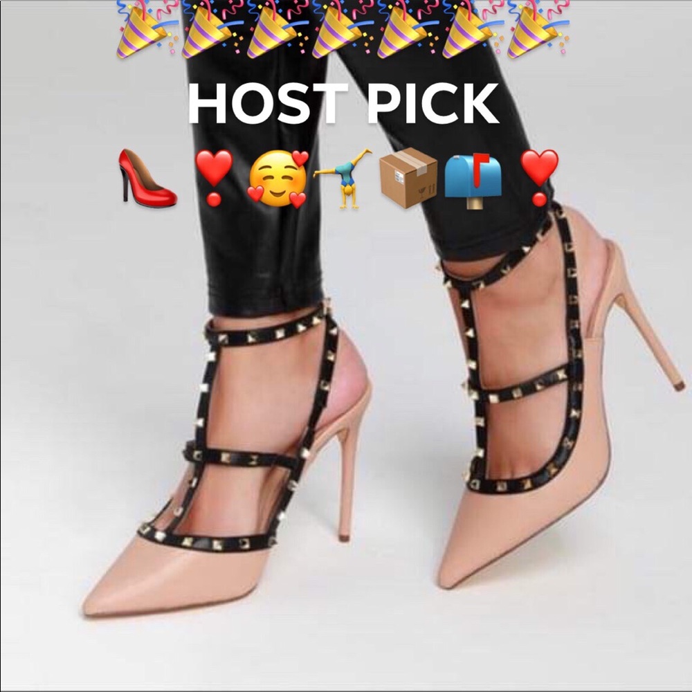 🌟HOST PICK🌟VANEK STUDDED POINTED-TOE PUMPS